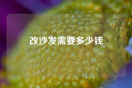 改沙发需要多少钱