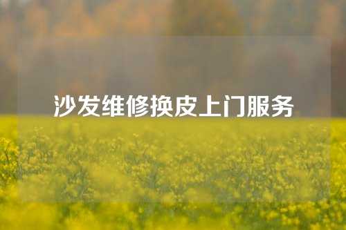 沙发维修换皮上门服务
