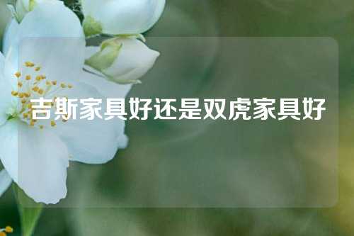 吉斯家具好还是双虎家具好