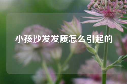 小孩沙发发质怎么引起的
