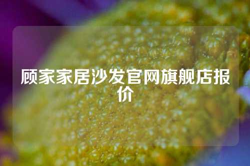 顾家家居沙发官网旗舰店报价
