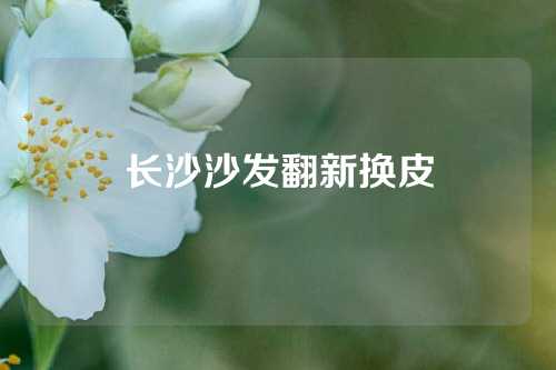 长沙沙发翻新换皮