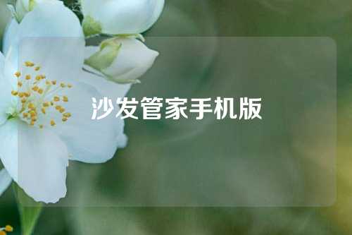 沙发管家手机版