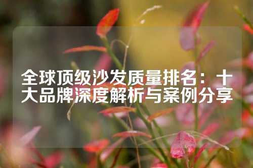 全球顶级沙发质量排名：十大品牌深度解析与案例分享