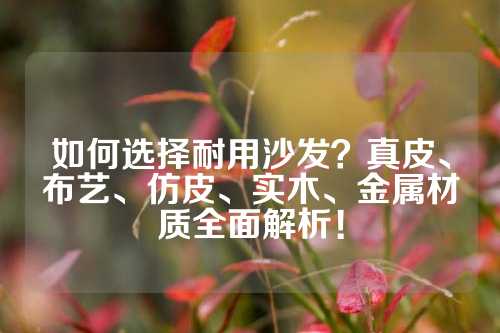 如何选择耐用沙发？真皮、布艺、仿皮、实木、金属材质全面解析！