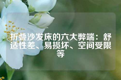 折叠沙发床的六大弊端：舒适性差、易损坏、空间受限等