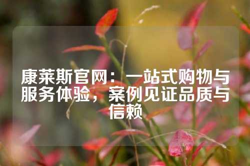 康莱斯官网：一站式购物与服务体验，案例见证品质与信赖