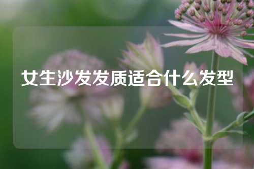 女生沙发发质适合什么发型