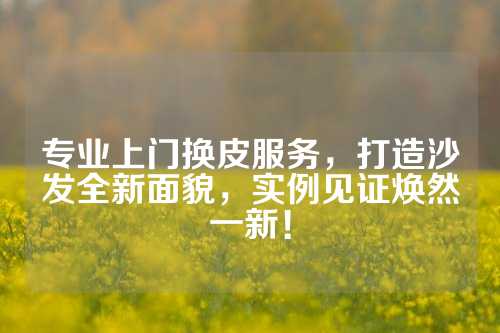 专业上门换皮服务，打造沙发全新面貌，实例见证焕然一新！