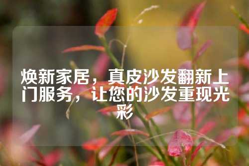 焕新家居，真皮沙发翻新上门服务，让您的沙发重现光彩