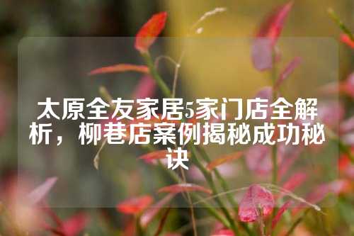 太原全友家居5家门店全解析，柳巷店案例揭秘成功秘诀