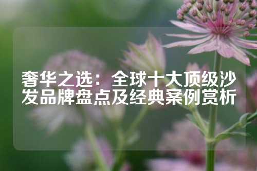 奢华之选：全球十大顶级沙发品牌盘点及经典案例赏析