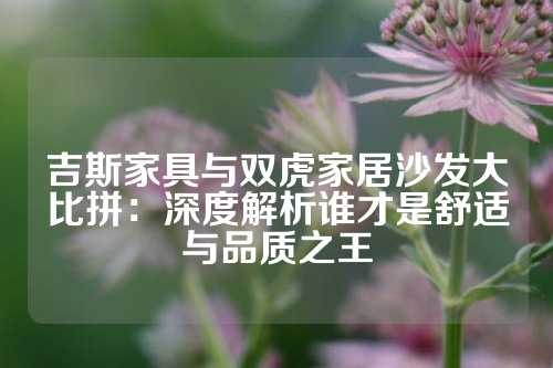 吉斯家具与双虎家居沙发大比拼：深度解析谁才是舒适与品质之王