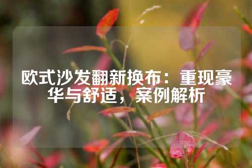 欧式沙发翻新换布：重现豪华与舒适，案例解析