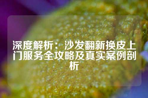 深度解析：沙发翻新换皮上门服务全攻略及真实案例剖析