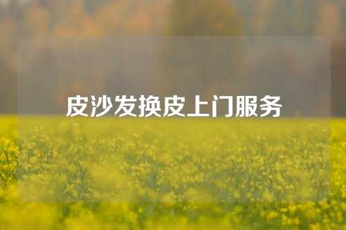 皮沙发换皮上门服务