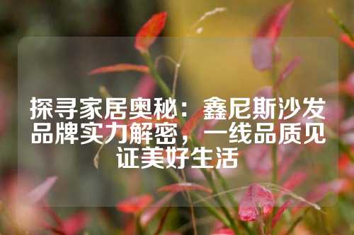 探寻家居奥秘：鑫尼斯沙发品牌实力解密，一线品质见证美好生活