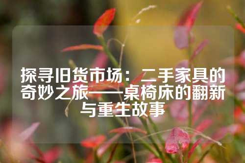 探寻旧货市场：二手家具的奇妙之旅——桌椅床的翻新与重生故事