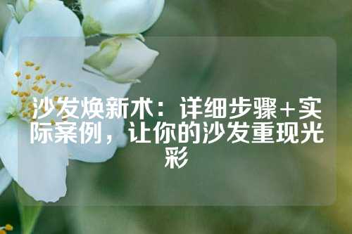 沙发焕新术：详细步骤+实际案例，让你的沙发重现光彩