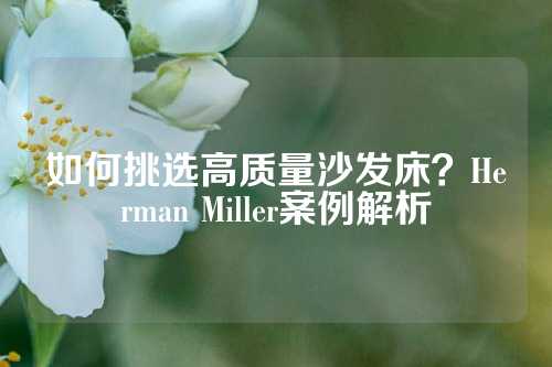 如何挑选高质量沙发床？Herman Miller案例解析