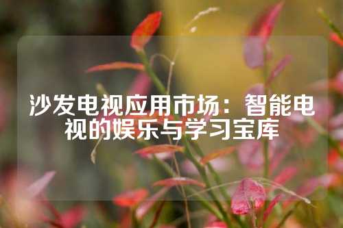沙发电视应用市场：智能电视的娱乐与学习宝库